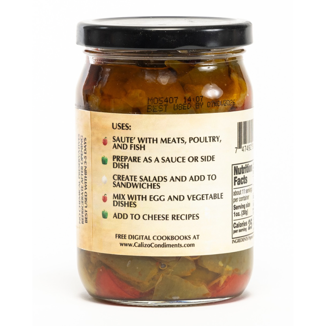 Fried Condiments Fried Peppers and Sweet Onions – Calizo Condiments