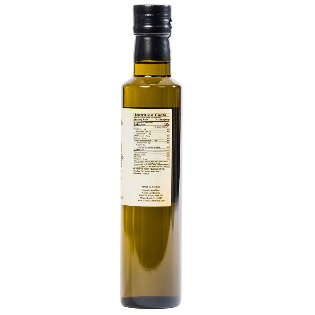 Extra Virgin Olive Oil infused with Tuscan Herbs