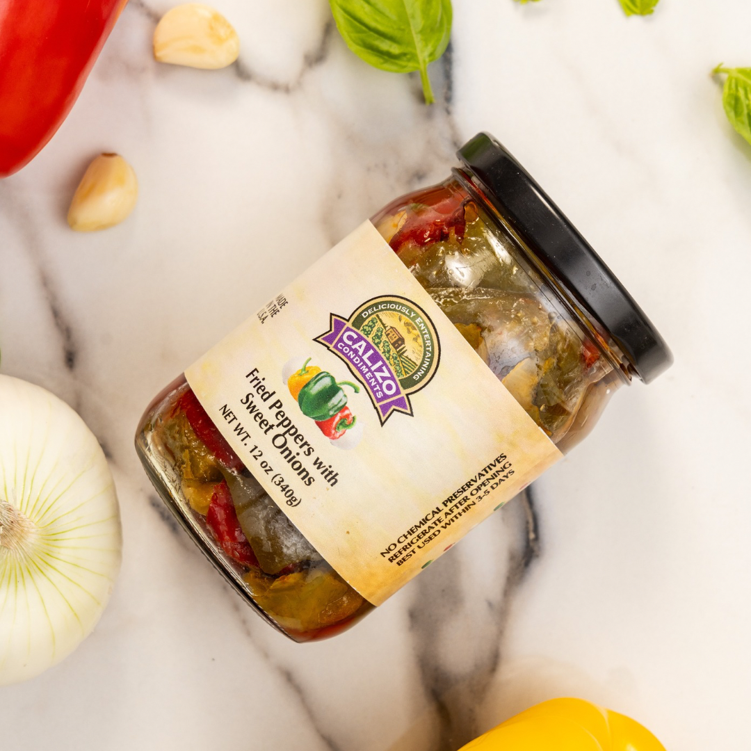 Fried Condiments Fried Peppers and Sweet Onions – Calizo Condiments