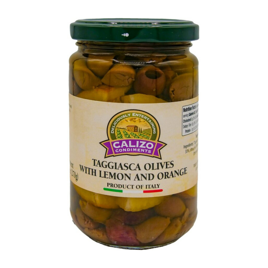 Olives from Italy a Taggiasca Olive marinated in extra virgin olive oil